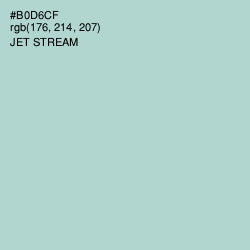 #B0D6CF - Jet Stream Color Image